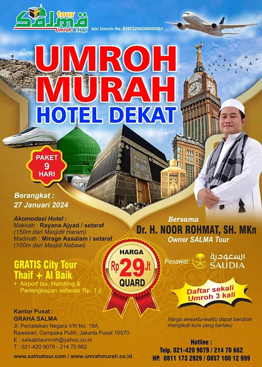 umroh murah dan jarak hotel dekat salma tour travel by dim kreatif jasa bikin website murah di jakarta no 1