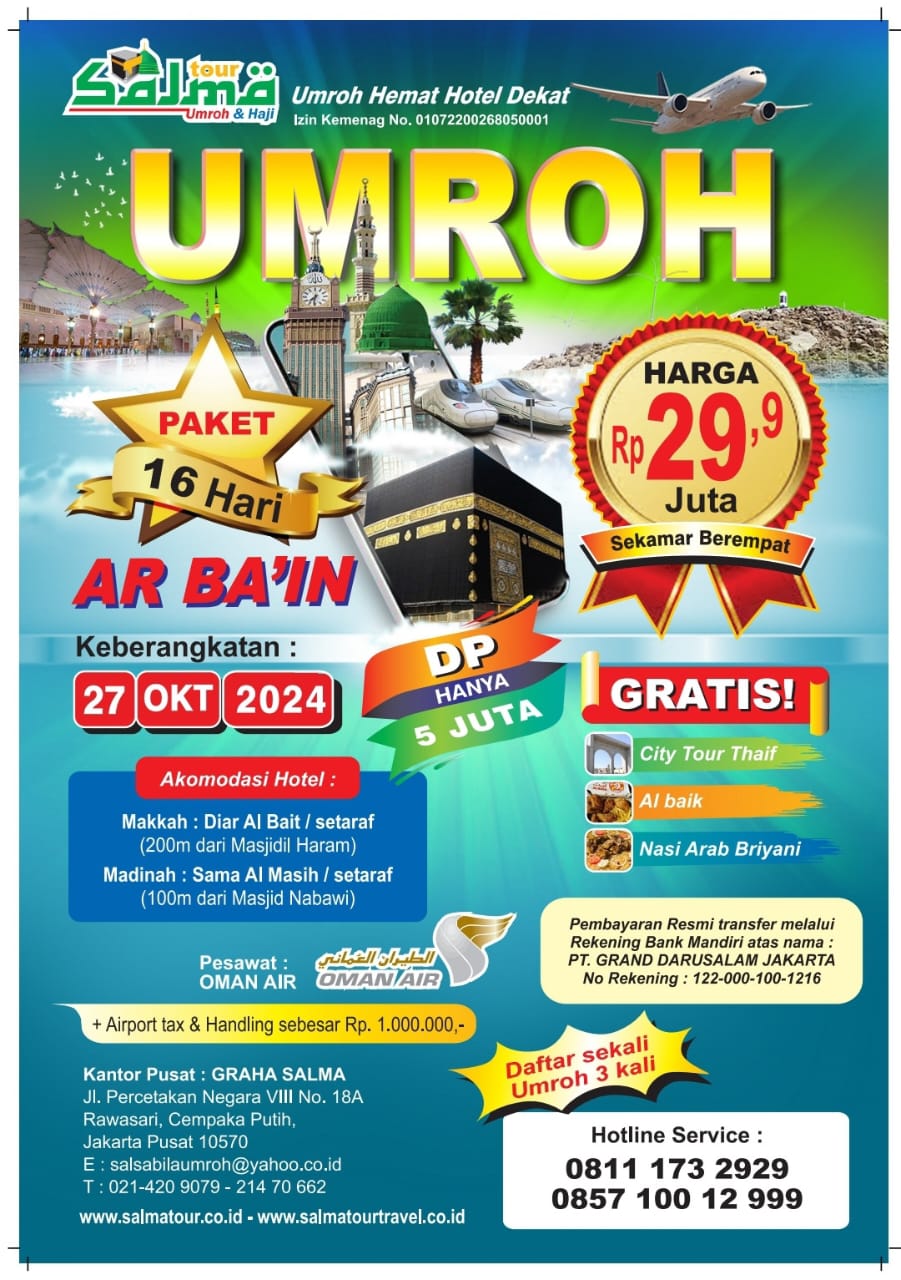UMROH ARBAIN SALMA TOUR