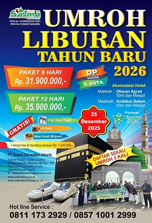 Promo Umroh Tahun Baru 2026 Harga Spesial - salma tour